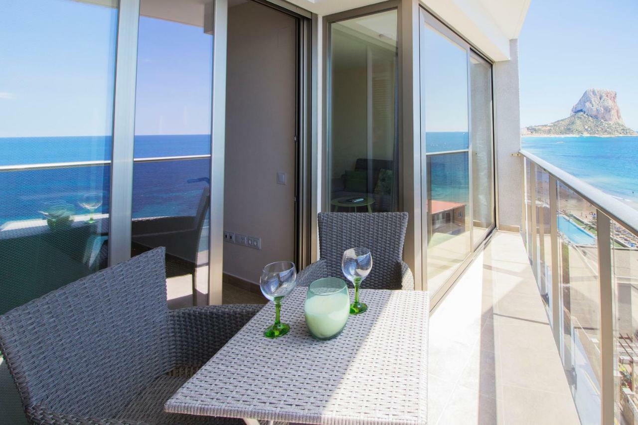 Beautiful Frontline Apartment Melioria With Panoramic Seaview Calp Exterior foto